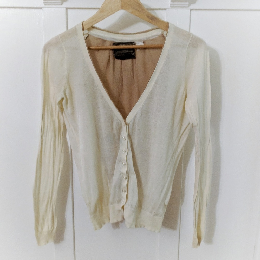 MOVING SALE! Anthro Silk Cotton Cardigan | Guinevere ❤️